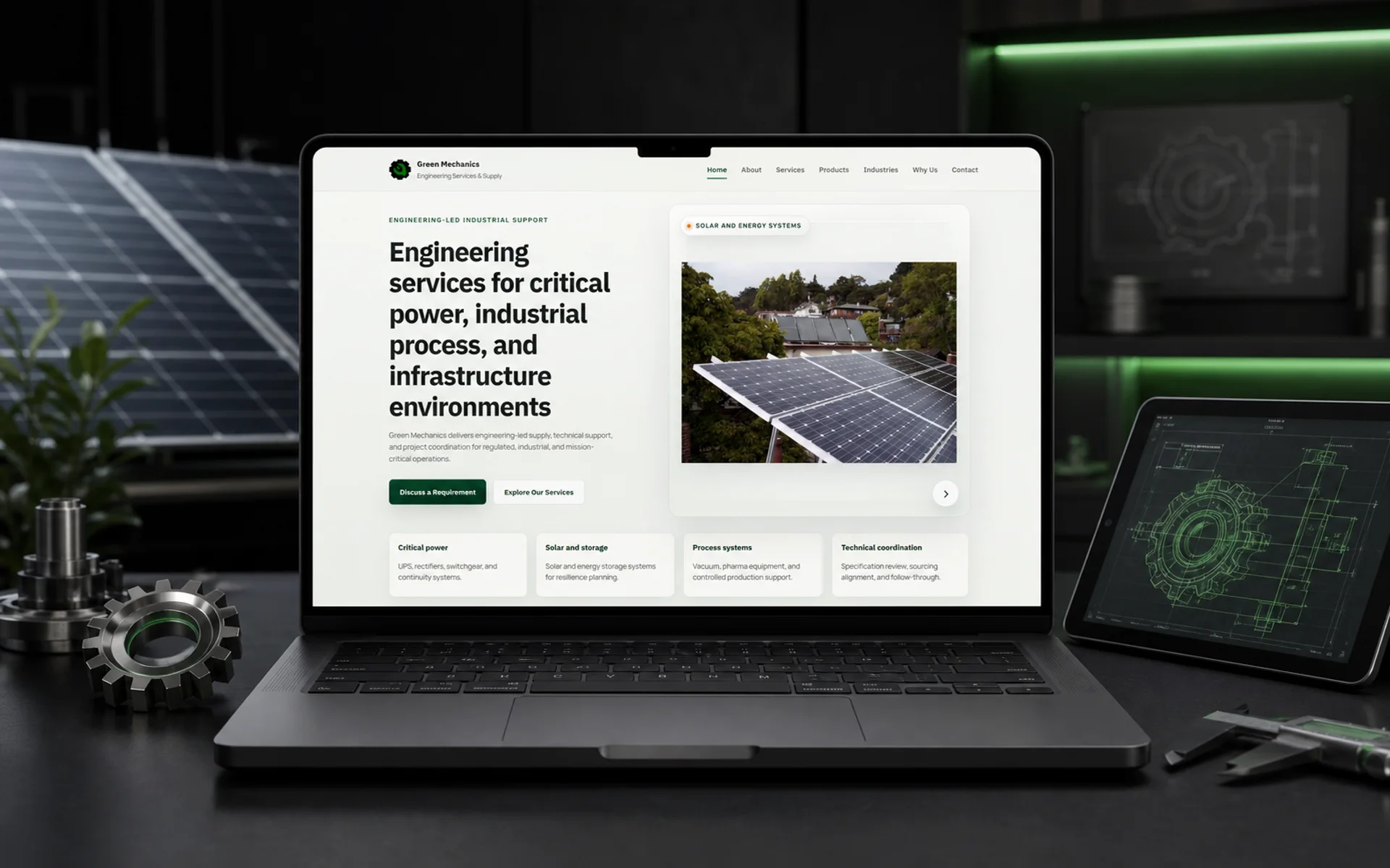 Green Mechanics project by AZM Labs