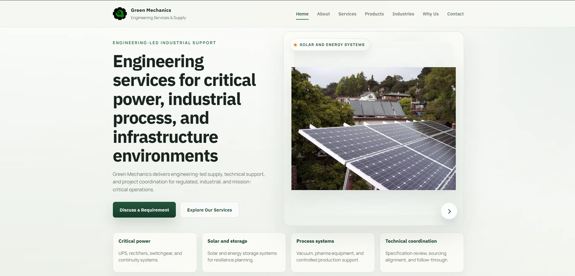Green Mechanics project overview