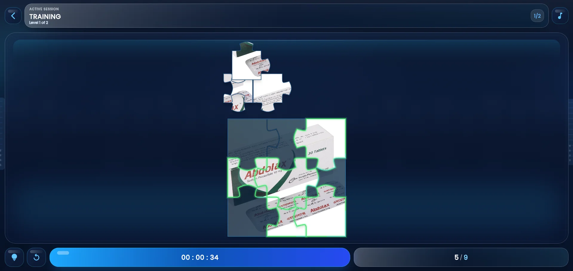 Incepta Quiz and Puzzle Game responsive screen 4