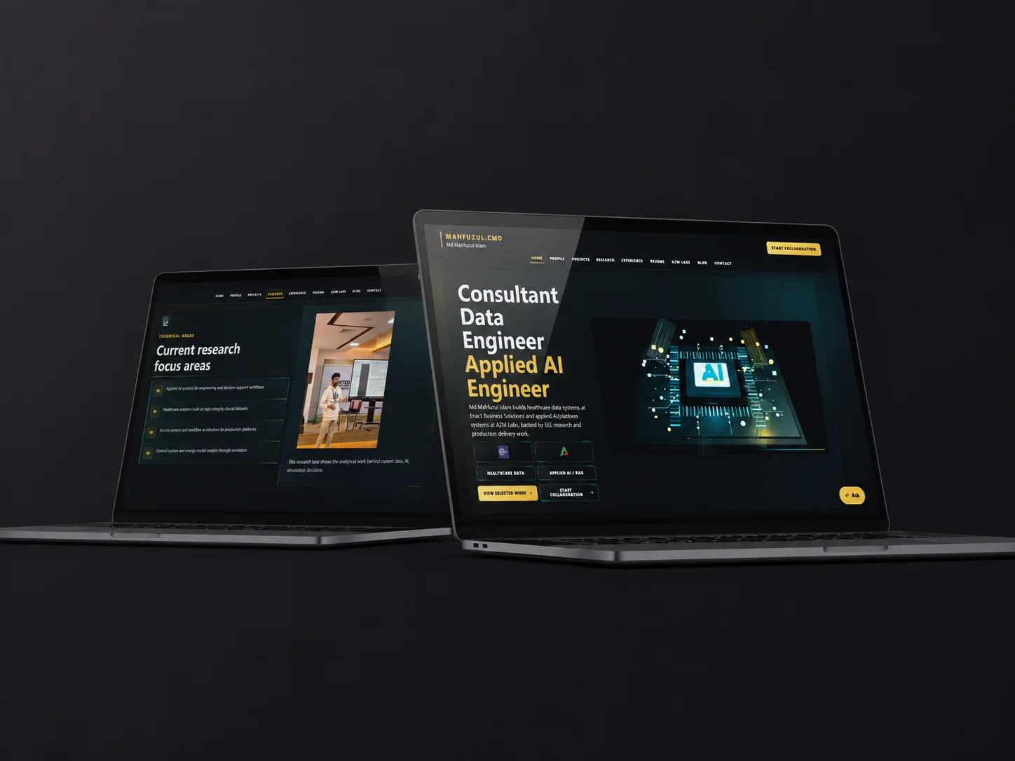 CEO AZM Labs Portfolio gallery view 2