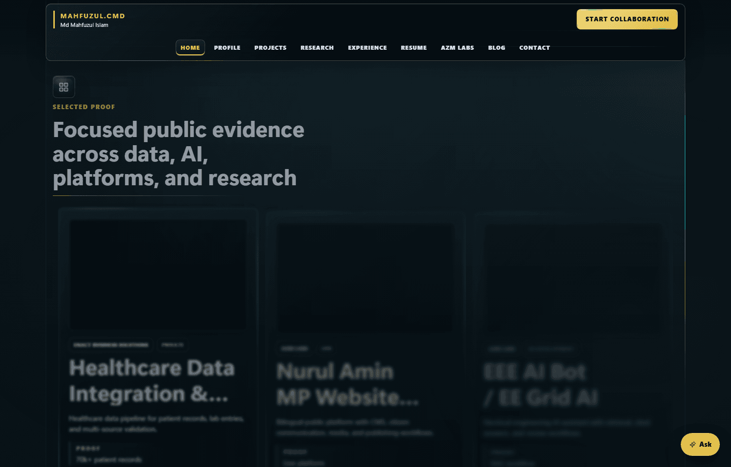 CEO AZM Labs Portfolio gallery image 1