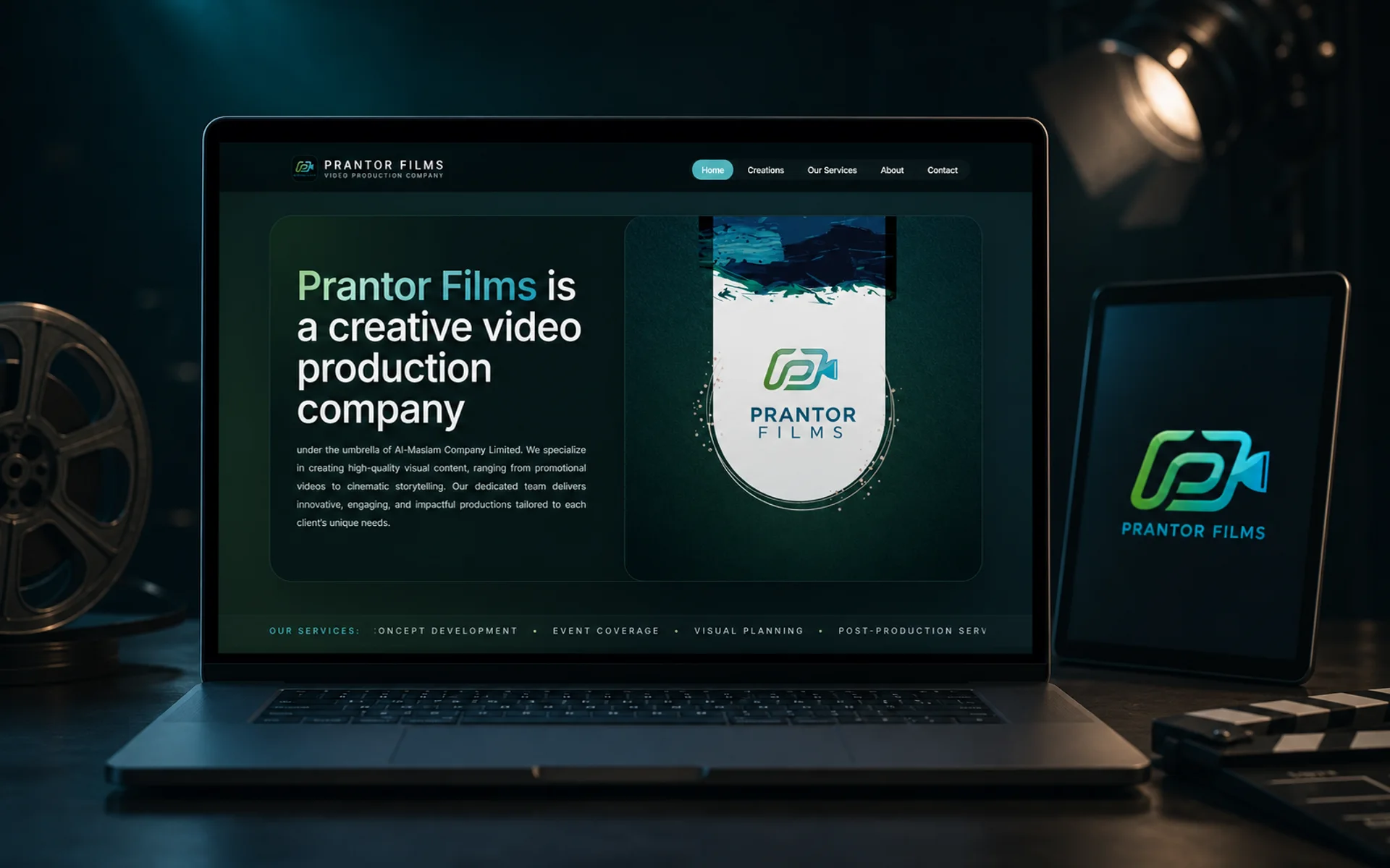 Prantor Films project by AZM Labs