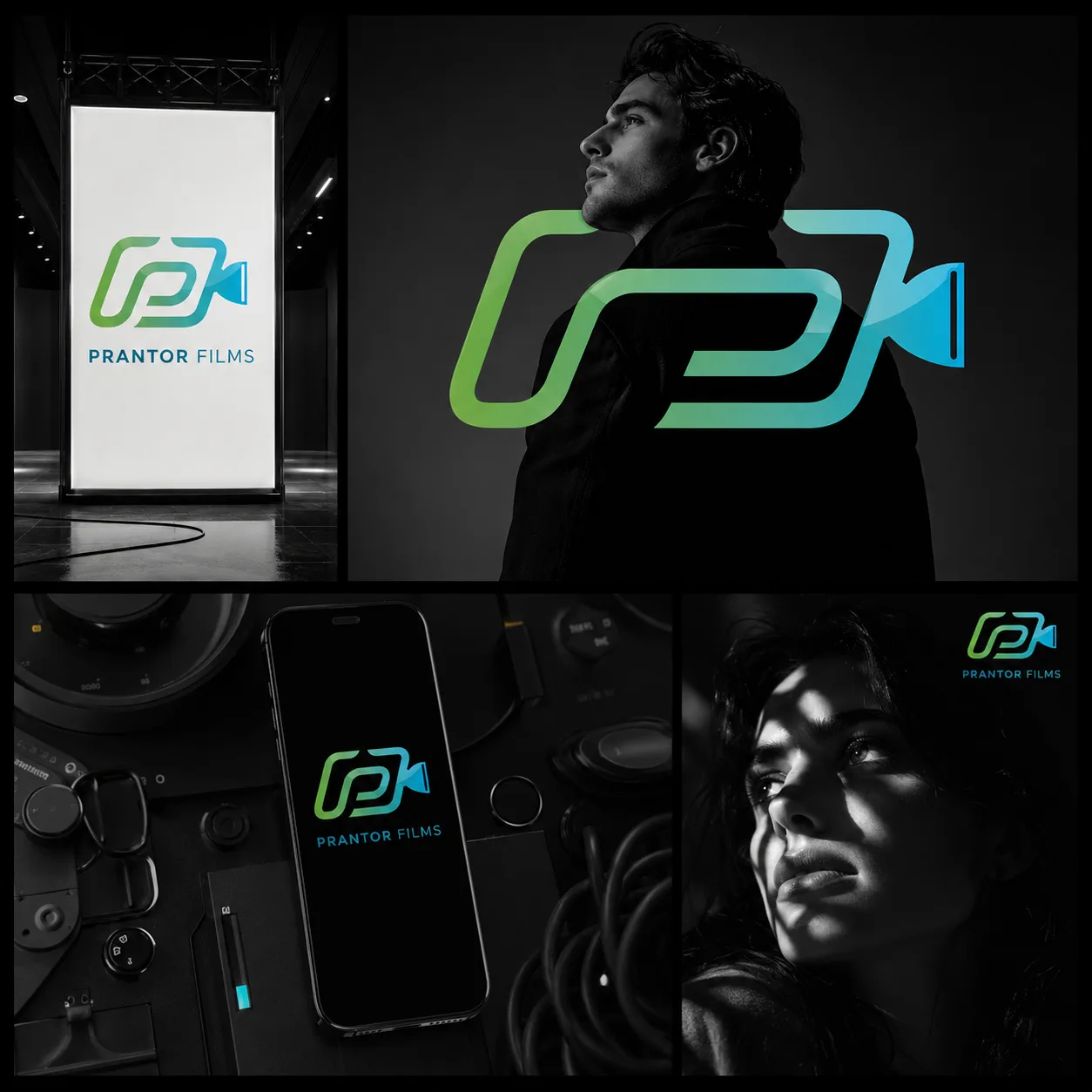 Prantor Films cinematic editorial artwork