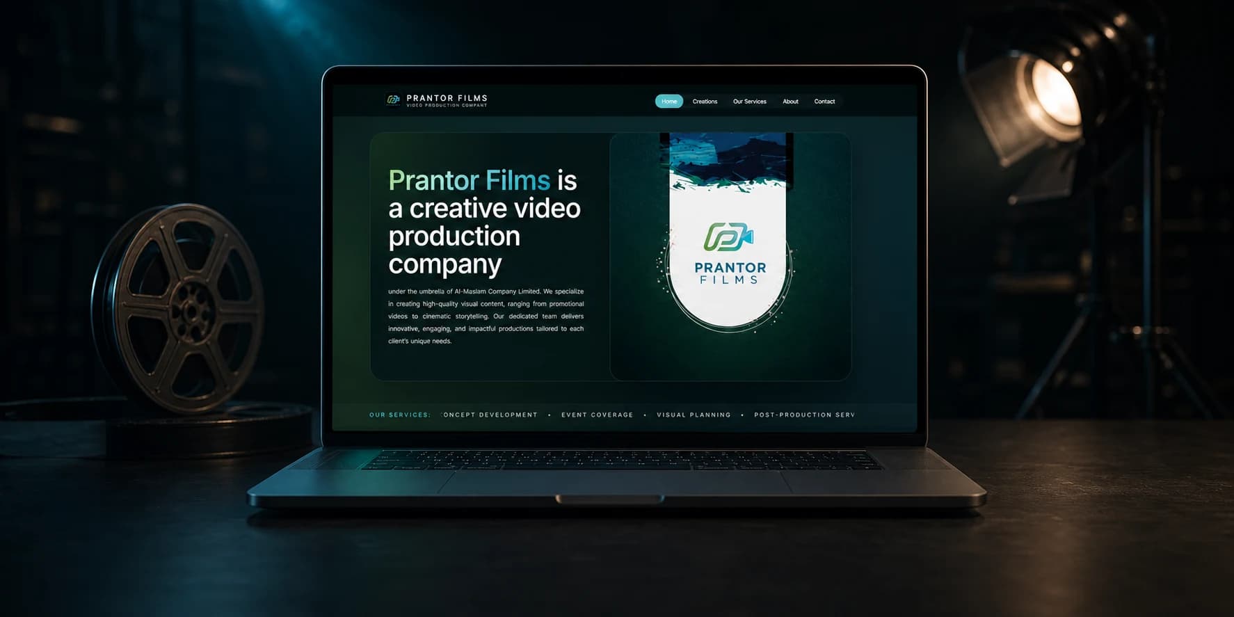 Prantor Films project by AZM Labs